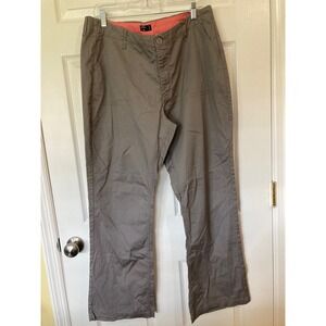 Riders by Lee Gray Taupe Straight Leg Chino Pants 18 Casual Utility Casual Chic